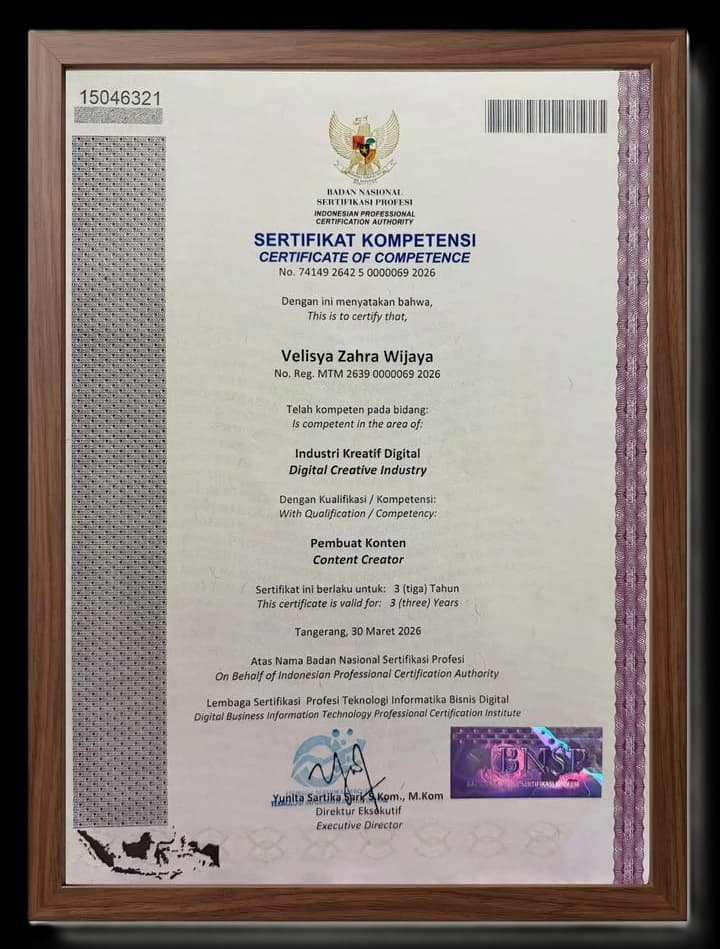 BNSP Certified Content Creator